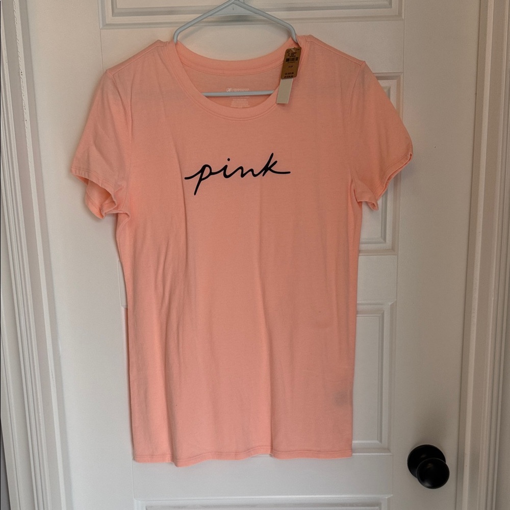 PINK Victoria's Secret Light Coral Tee